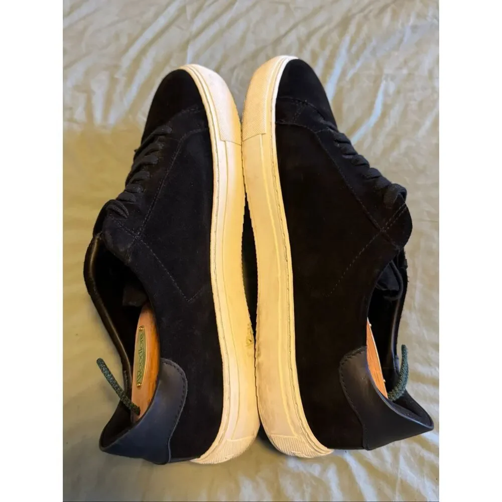 Axel Arigato Size 12 Clean 90 Black Leather Suede Men Sneakers Men